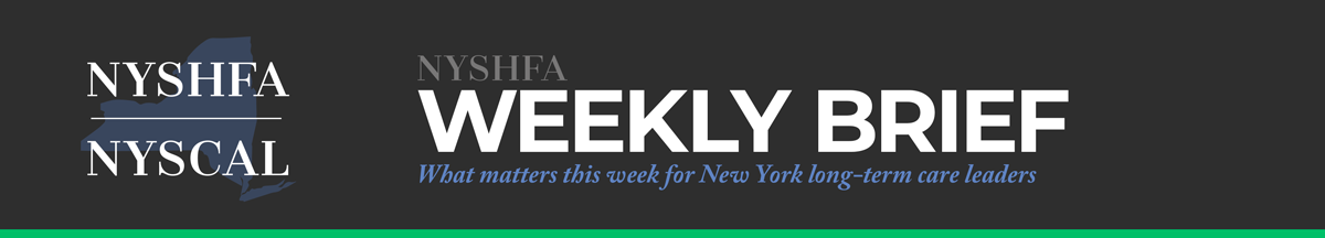NYSHFA WEEKLY BRIEF
